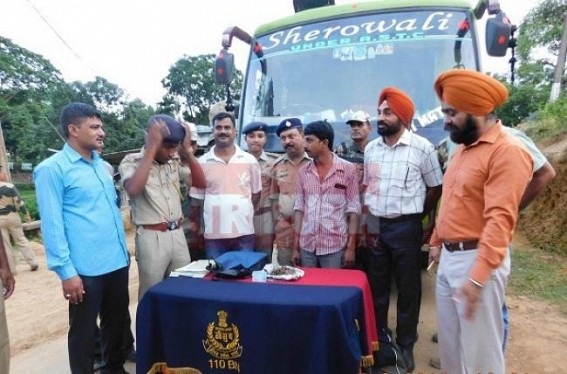 State becomes the safe corridor of contraband smuggling at Ambassa: BSF attained some success yesterday: The free flow remained unaffected